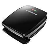 George Foreman GR340FB 4-Serving Classic Plate Electric Indoor Grill and Panini Press, Black

by George Foreman

