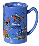 Delaware The First State Blue Souvenir Raised Coffee Mug
by Artisan Owl