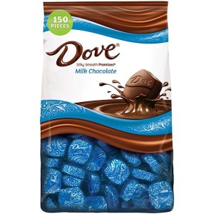 DOVE PROMISES Milk Chocolate Candy Individually Wrapped Bulk Pack (43.07 oz, 150 Piece) Bag