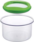 PrepWorks by Progressive Fresh Guacamole ProKeeper Plastic Kitchen Storage Container with Air Tight Lid,Green