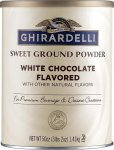 Ghirardelli Sweet Ground White Chocolate Flavor Powder, 3.12 lbs.