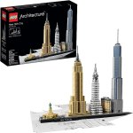 LEGO Architecture New York City Skyline 21028, Collectible Model Kit for Adults to Build, Creative Activity, Home Décor Gift Idea