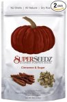 Super Seedz - Gourmet Roasted Pumpkin Seeds, 5 oz Package (Pack of 2) Cinnamon & Sugar - Non Gmo, Vegan and Gluten Free Snacks
#NationalPumpkinSeedDay