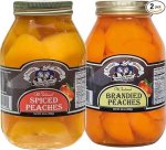 Amish Wedding Old Fashioned Spiced Peach Halves and Brandied Peach Halves Variety 2 Pack- 32 oz Jars
#BrandiedFruitDay