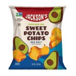 Jackson’s Sweet Potato Kettle Chips with Sea Salt made with Premium Avocado Oil (1.5 oz, Pack of 10) - Allergen-friendly, Gluten Free, Peanut Free, Vegan, Paleo Friendly - Shark Tank Product
#SweetPotatoAwarenessMonth