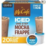 McCafé ICED One Step Mocha Frappé, Keurig Single Serve K-Cup Pods
#NationalFrappeDay