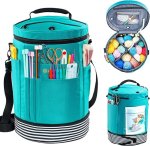 MYBAGZING Expandable Crochet Bag-Knitting Bag Yarn Storage Organizer - Yarn Bag and Crochet Tote, Yarn Holder for Crocheting, Crochet Accessories, Suppliers, Needles with Zipper Closure-Ideal Gift
#ILoveYarnDay