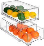 OS
Sorbus Fridge Drawers - Clear Stackable Pull Out Refrigerator Organizer Bins - Food Storage Containers for Kitchen, Refrigerator, Freezer, Vanity & Fridge Organization and Storage (2 Pack | Medium)
#CleanOutYourRefrigeratorDay