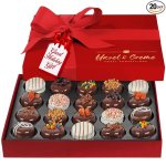 Christmas Chocolate Covered Cookie Gift - Holiday Gourmet Cookies - Cookie Gift Basket - Anniversary, Thank You, Birthday, Holiday Food Gift - Chocolate Gift Box
#ChocolateCoveredAnythingDay