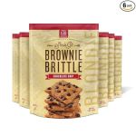 Sheila G's Brownie Brittle BLONDIE Chocolate Chip- Low Calorie, Healthy Chocolate, Sweets & Treats Dessert, Thin Sweet Crispy Snack-Rich Blondie Taste with a Cookie Crunch- 5oz, (Pack of 6)#BlondeBrownieDay