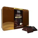 ChocZero 92% Cocoa Ultimate Dark Chocolate - Sugar Free, Low Carb, All Natural - Keto Friendly (48 Bars - 19.2 Ounce Tin)#NationalDarkChocolateDay