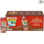 Horizon Organic Shelf-Stable 1% Low Fat Milk Boxes, Chocolate, 8 oz., 18 Pack#NationalMilkDay
