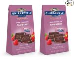 Ghirardelli Dark Chocolate Raspberry Squares#CreamFilledChocolatesDay