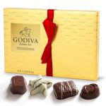 GodivaGourmet Chocolate Valentines Day Gift - 27 Piece Assorted Milk White and Dark Chocolate Shells with Gourmet Fillings of Ganaches, Nuts, Caramels, and Pralines#CreamFilledChocolatesDay