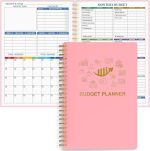 Budget Planner - Monthly Finance Organizer with Expense Tracker Notebook to Manage Your Money Effectively, Undated Finance Planner/Account Book, Start Anytimem,A5(8.6x5.9 inchs),100gsm Paper#NationalCreditEducationMonth