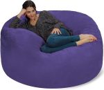 Chill Sack Bean Bag Chair: Giant 5' Memory Foam Furniture Bean Bag - Big Sofa with Soft Micro Fiber Cover
#NationalComfyDay