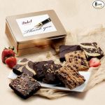 Dulcet Gift Baskets Fresh Baked Bakery Fudge Brownie Thank You Corporate Gift Tin Assortment of Delightful Flavors Great Gift for Men, Women, Friends, and Family with Prime Delivery
 #CreamCheeseBrownieDay