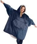 THE COMFY Original | Oversized Microfiber & Sherpa Wearable Blanket, Seen On Shark Tank, One Size Fits All#NationalComfyDay