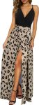 Newshows Women's 2024 Summer Maxi Dress Spaghetti Strap Spring Casual Boho V Neck Split Beach Long Flowy Dresses Trendy#NationalDressDay