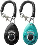 Pet Training Clicker with Wrist Strap - Dog Training Clickers (New Black + Blue)#NationalPuppyDay