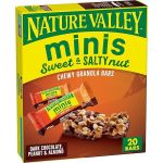 Nature Valley Mini Granola Bars, Dark Chocolate Peanut Almond
#PeanutClusterDay