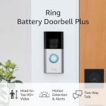 Ring Battery Doorbell Plus | Head-to-Toe HD+ Video, motion detection & alerts, and Two-Way Talk (2023 release)#NationalPhotographyMonth