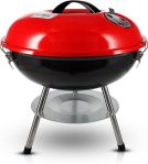 Gas One – 14-inch Portable Barbecue Grill with 3-Point Locking Lid for Heat Preservation – Dual Venting System – Small Charcoal Grill for Backyard, Camping, Boat#NationalPicnicDay