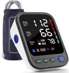 Blood Pressure Machine,Automatic Digital Upper Arm Blood Pressure Monitor with Adjustable Large Cuff Irregular Heartbeat#BloodPressureEducationMonth