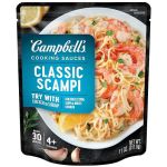 Campbell's Cooking Sauces, Classic Shrimp Scampi Sauce, 11 Oz Pouch#NationalShrimpScampiDay