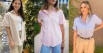 Zeagoo Linen Button Down Shirts for Women#NationalMiniGolfDay
