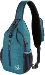 WATERFLY Crossbody Sling Backpack Sling Bag Travel Hiking Chest Bag Daypack#ArmedForcesDay