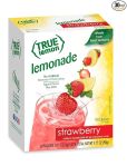 True Lemon Strawberry Lemonade Water Enhancer Drink Mix (30 Count), Low Calorie Drink Mix Packets for Water, Powdered Drink Mixes & Flavorings, Individual Drink Packets, Water Flavor Packets with Stevia#NationalLemonadeDay