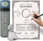 Real Shooting Star/Iron Meteorite | Space- and NASA Enthusiasts | with Personalized Certificate | Space Stuff | Moon Rock | Iron Gifts | Space | Lovers | Wonderful Valentines Day Gift#NationalSpaceDay