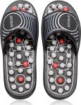 BYRIVER Tension Fatigue Relief Massager, Circulation Slippers Sandals, Foot Health Care Products Holistic Gift for Men Women Mom Dad, Muscle Relaxer Trigger Point Massage Tool (XL)#MensHealthMonth
