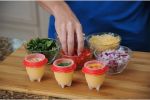 Egglettes Egg Cooker - Hard Boiled Eggs without the Shell, 4 Egg Cups#NationalEggDay