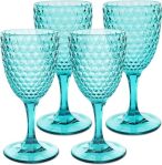 BELLAFORTE - Shatterproof Tritan Plastic Wine Glass, 12oz, set of 4, Laguna Beach Drinking Glasses - Unbreakable Glassware for Indoor and Outdoor Use - Reusable Drinkware#Summersgiving