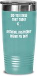 Raspberry Cream Pie Day novelty stainless steel tumbler 30 oz insulated funny weird holiday gifts, 20 oz tumblers gag gifts for men women#RaspberryCreamPieDay