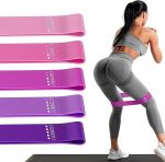 Resistance Loop Exercise Bands, Resistance Bands Exercise Bands for Home Fitness, Stretching, Strength Training, Physical Therapy,Elastic Workout Bands for Women Men Kids, Set of 5#WellnessMonth#Wellfie