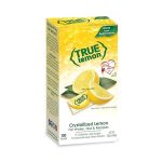 TRUE LEMON Water Enhancer, Bulk Dispenser, 100 Count (Pack of 1), 0 Calorie Drink Mix Packets For Water, Sugar Free Lemon Flavoring Powder Packets#NationalLemonJuiceDay