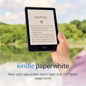 Amazon Kindle Paperwhite, 16 GB (newest gen) – Now with a larger display, adjustable warm light, increased battery life, and faster page turns – Agave Green
#NationalBookLoversDay