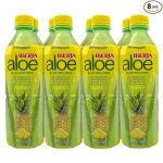 Iberia Aloe Vera Juice Drink with Pure Aloe Pulp, Pineapple, 16.9 Fl Oz (Pack of 8)#NationalPJDay#NationalPineappleJuiceDay
