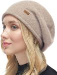 FURTALK Cashmere Slouchy Beanies for Women Winter Hats Soft Warm Beanie Hat Ladies Wool Knitting Skull Beanies#NationalFallHatMonth