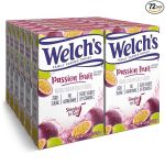 Welch's Singles To Go Water Drink Mix - Passion Fruit Powder Sticks (12 Boxes with 6 Packets Each - 72 Total Servings)#NatinalPassionFruitDay