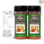 Spice Supreme Soul Food Seasoning, 5.25 ounces, (Pack of 2) Bundled with a JFS Recipe Card#NationalSoulFoodMonth