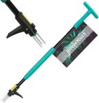 Breeze Touch 39" Weed Pulling Tool, 3-Claw Detachable Weed Puller Tool with Long Handle, Heavy Duty Stand Up Weeder Weeding Tool for Lawn, Yard, Garden, Crabgrass, Dandelion Picker, Weed Remover#NationalWeedYourGardenDay