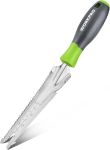 WORKPRO Hand Weeder Puller, 5-in-1 Stainless Steel Garden Trowel with Soft Handle, Gardening Weeding Tool for Easy Weeder Removal, Planting, Weeding, Flower & Vegetable Care in Garden Lawn Yard#NationalWeedYourGardenDay