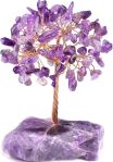 QINJIEJIE Amethyst Crystal Tree Crystals Healing Stones Reiki Natural Crystals Base Copper Wire Tree Life Spiritual Meditation Energy Room Office Desk Decor...