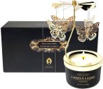 Kelly's Custom Candles, Butterfly Candle Birthday Gift for Mom,Girlfriend,Unique Easter Gifts for Sister, Wife and Mother in Law,Rotatable Aromatherapy...