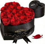 Auoasl 16 Preserved Flowers Rose in a Box, Gifts for Women Mom Her Wife on Mothers Day Valentines Birthday Christmas Anniversary Romantic(Red)