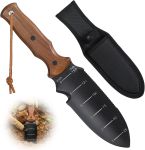 Hori Hori Garden Knife, Garden Tools Trowel with EDC Sheath, Gardening Tools for Weeding Digging Planting with 7" Stainless Steel Blade,Dual-Scale...